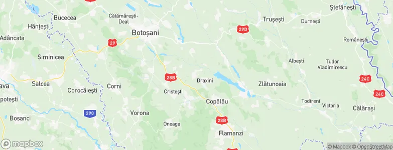 Băluşeni, Romania Map