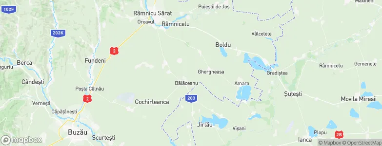 Bălăceanu, Romania Map