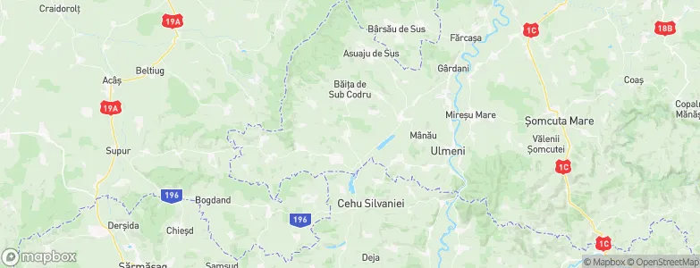 Băseşti, Romania Map
