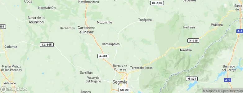 Cabañas de Polendos, Spain Map