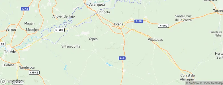 Cabañas de Yepes, Spain Map