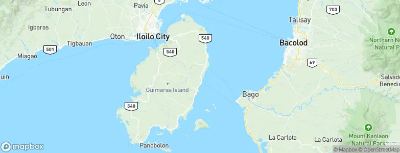 Cabano, Philippines Map