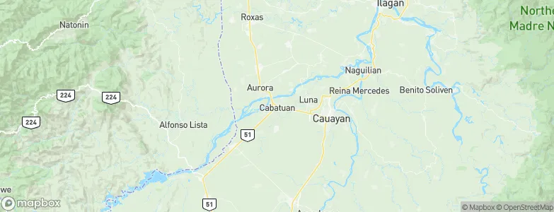 Cabatuan, Philippines Map