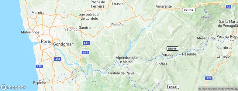 Cabeça Santa, Portugal Map