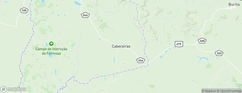 Cabeceiras, Brazil Map