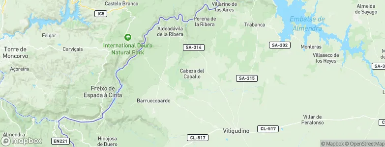 Cabeza del Caballo, Spain Map