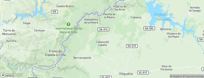 Cabeza del Caballo, Spain Map