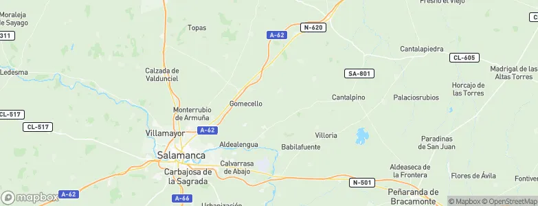 Cabezabellosa de la Calzada, Spain Map