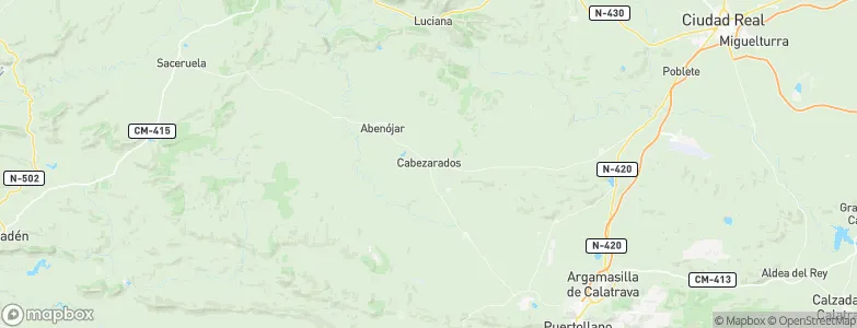 Cabezarados, Spain Map