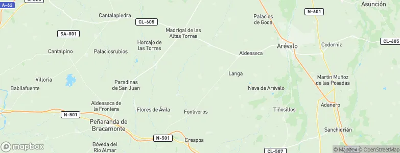 Cabezas del Pozo, Spain Map