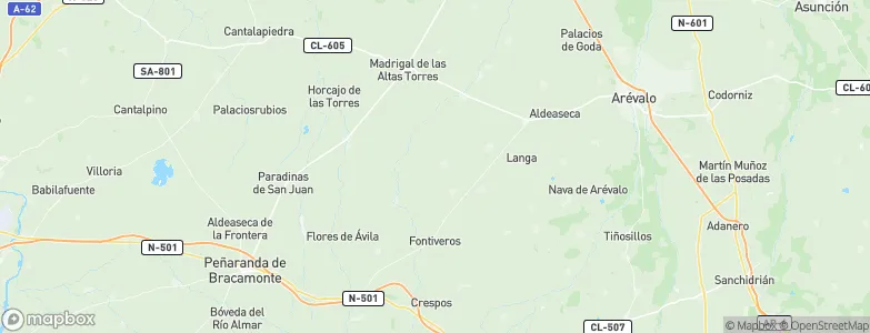 Cabezas del Pozo, Spain Map