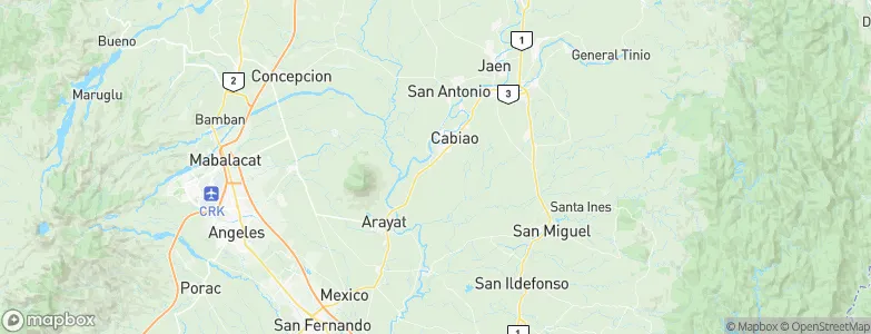 Cabiao, Philippines Map
