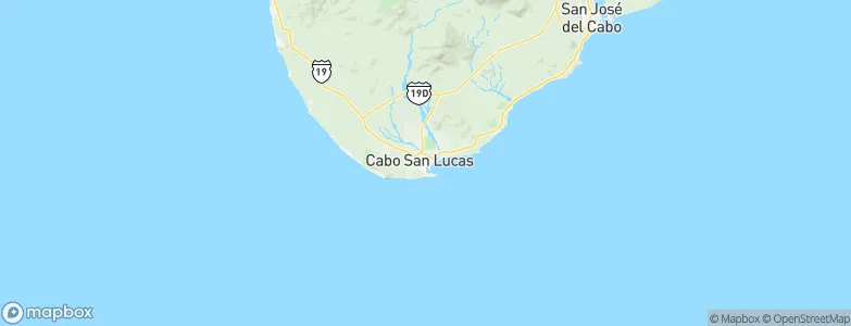 Cabo San Lucas, Mexico Map