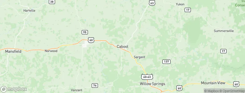 Cabool, United States Map