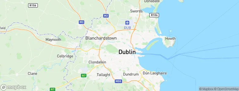 Cabra, Ireland Map