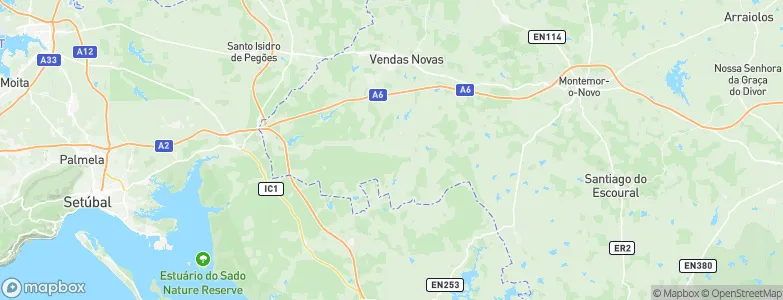 Cabrela, Portugal Map