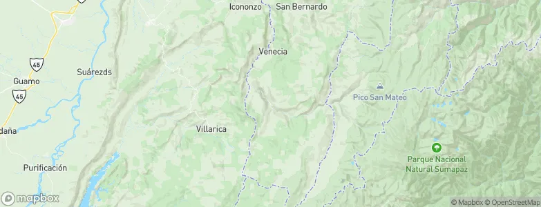 Cabrera, Colombia Map