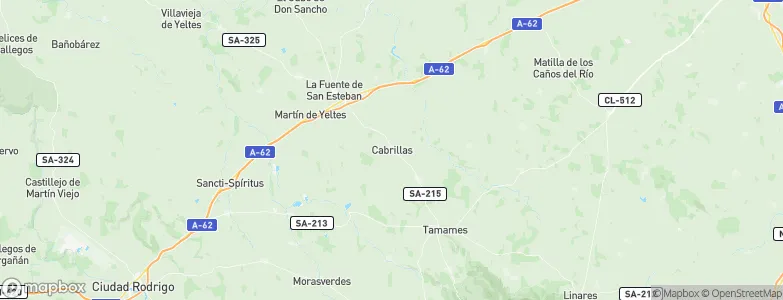 Cabrillas, Spain Map