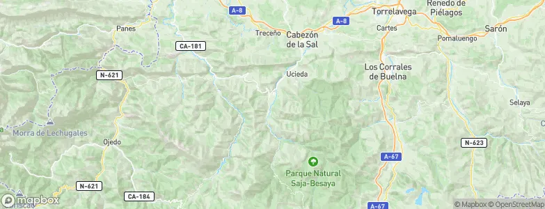 Cabuérniga, Spain Map