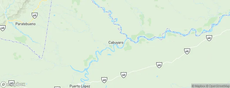 Cabuyaro, Colombia Map