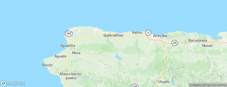 Cacao, Puerto Rico Map