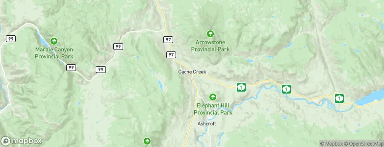 Cache Creek, Canada Map