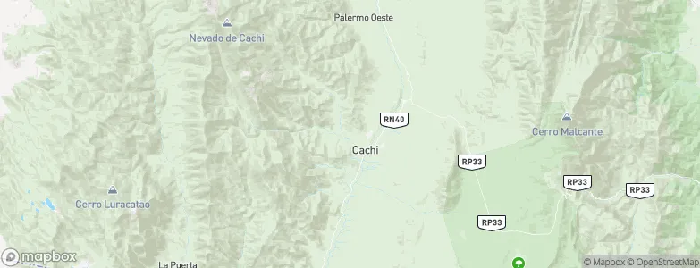 Cachi, Argentina Map