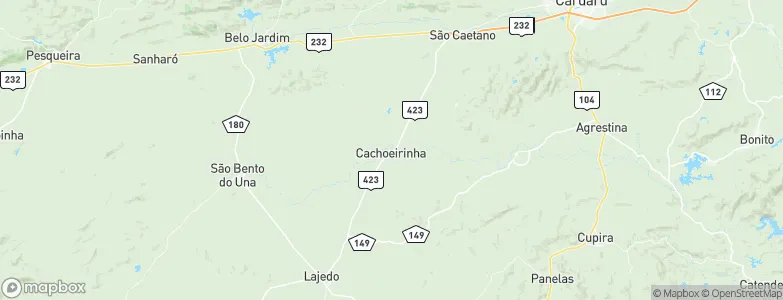 Cachoeirinha, Brazil Map