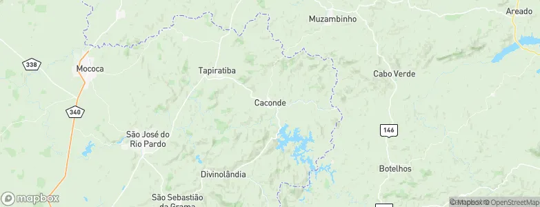 Caconde, Brazil Map