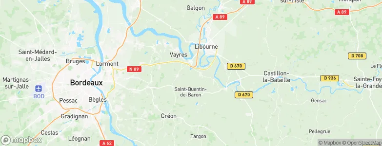 Cadarsac, France Map