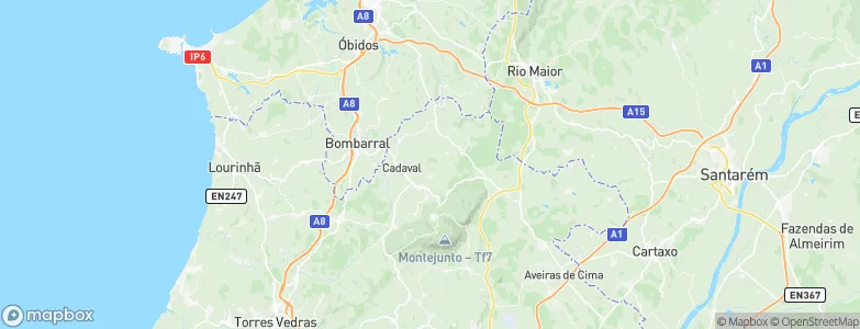 Cadaval Municipality, Portugal Map