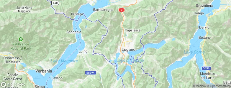 Cademario, Switzerland Map