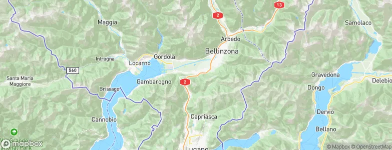 Cadenazzo, Switzerland Map