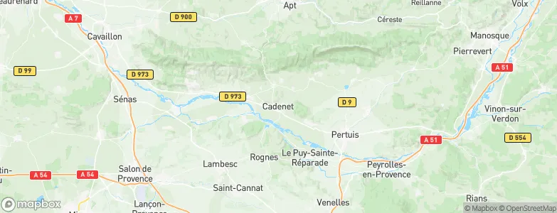 Cadenet, France Map