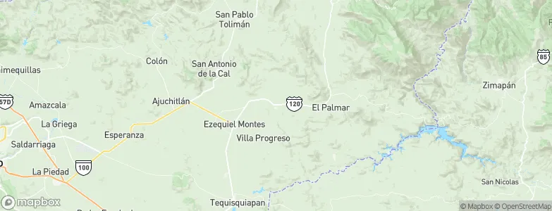 Cadereyta, Mexico Map