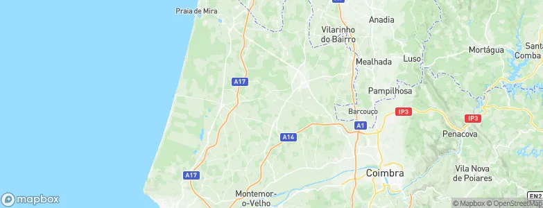 Cadima, Portugal Map