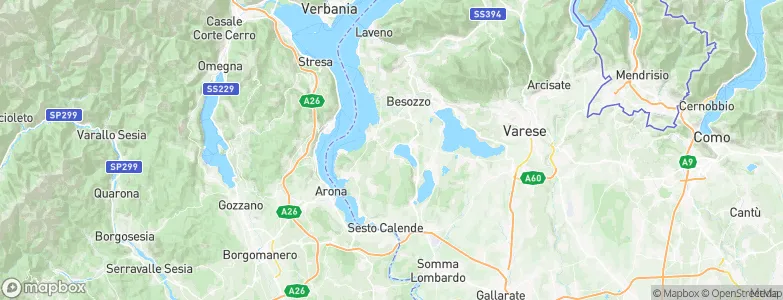 Cadrezzate, Italy Map