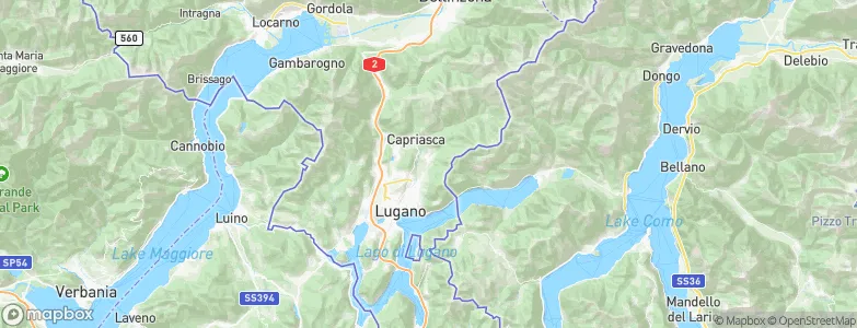 Cadro, Switzerland Map