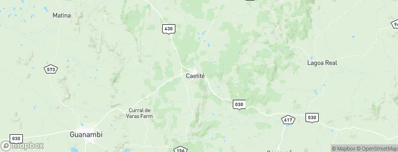 Caetité, Brazil Map