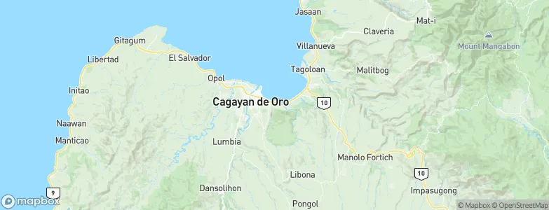 Cagayan De Oro City, Philippines Map