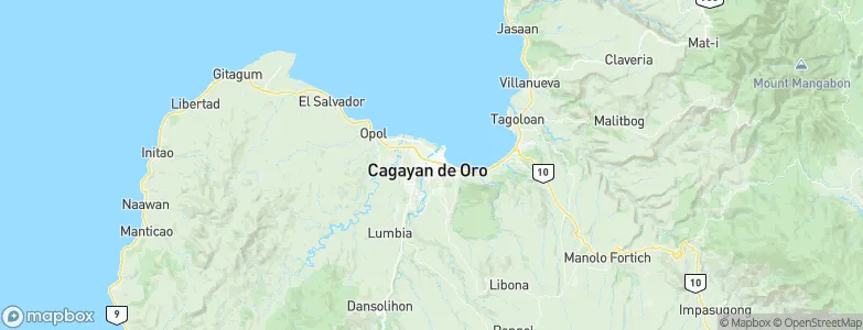 Cagayan de Oro, Philippines Map