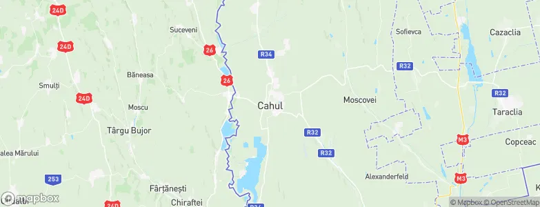 Cahul, Moldova Map