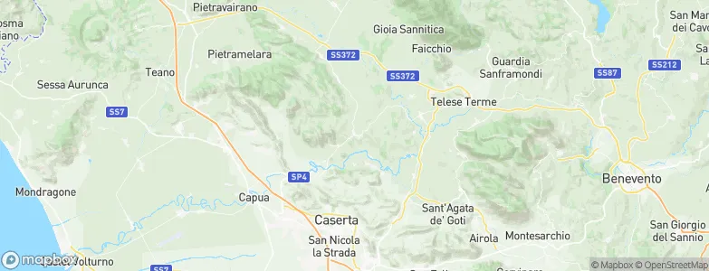 Caiatia, Italy Map