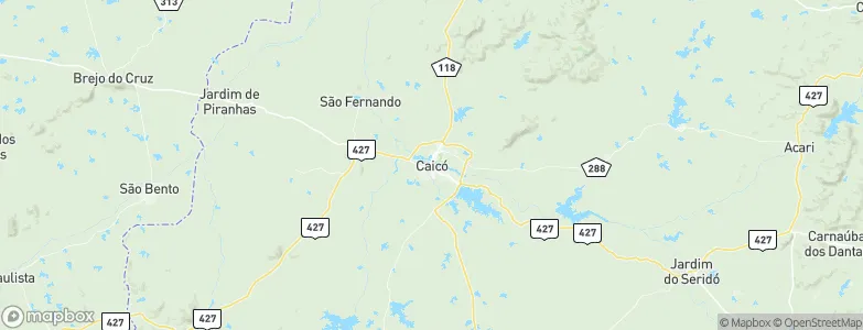 Caicó, Brazil Map