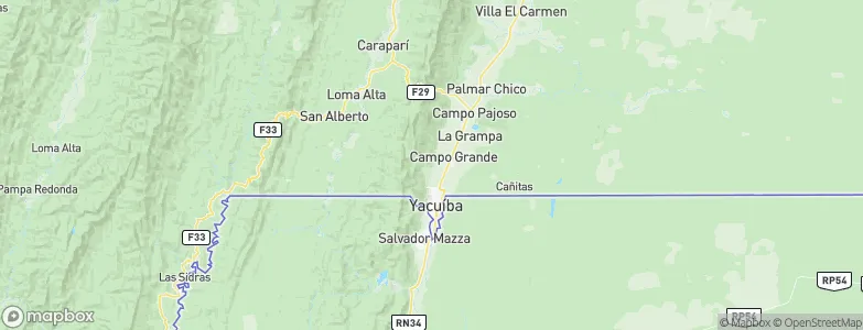 Caipitandi, Bolivia Map
