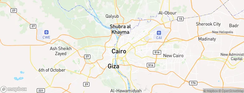 Cairo, Egypt Map