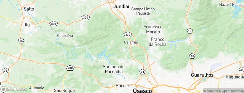 Cajamar, Brazil Map