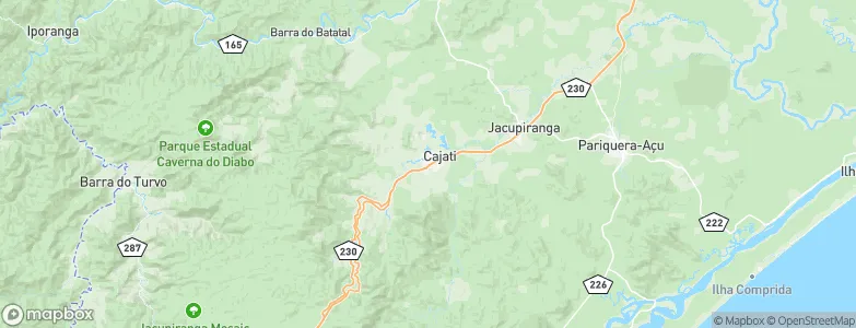 Cajati, Brazil Map