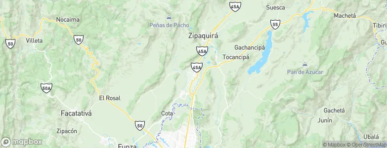 Cajicá, Colombia Map