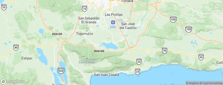 Cajititlán, Mexico Map